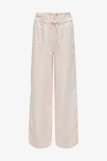 Kids Only Bukser kogCaro PB Wide Linen BL Pant Wvn Rosa