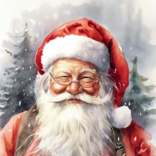 Happy Santa lunsj servietter