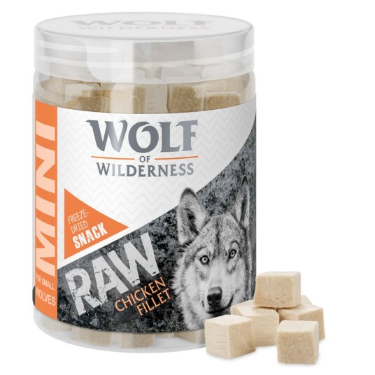 Wolf Of Wilderness Mini Raw Snacks (Frysetørket) Kyllingfilet (60 G)