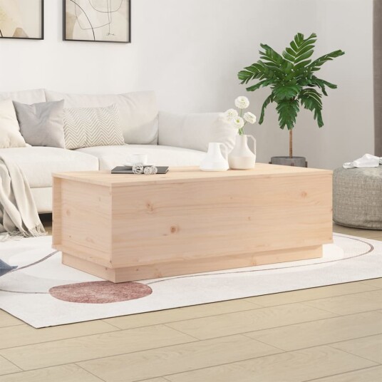 Salongbord 100x50x35 cm heltre furu Salongbord 100x50x35 cm heltre furu