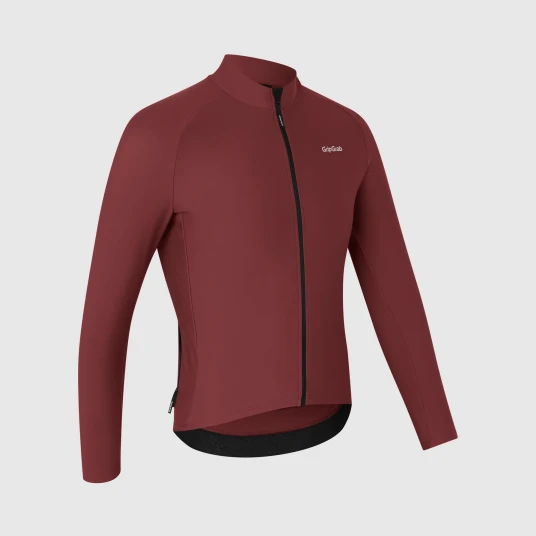 GripGrab PACR Thermal langermet sykkeltrøye dark red herre GripGrab PACR Thermal langermet sykkeltrøye dark red herre