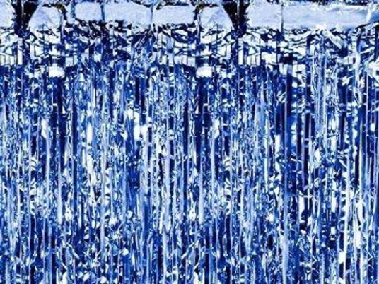 Party curtain blue  0,9m/2,5m