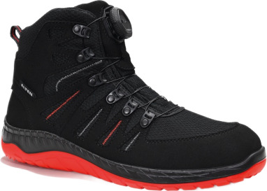 Shoes Elten Maddox Boa Mid Esd S3 Src, Black/Red 42