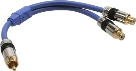 Inline Rca Cinch Rca Cinch Kabel X2 0,25 M Blå 89924P