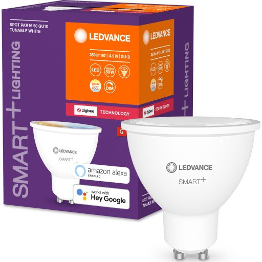 Ledvance SMART+ PAR16 4,7W TW 827-865 350 lm, GU10, 36° Zigbee Ledvance SMART+ PAR16 4,7W TW 827-865 350 lm, GU10, 36° Zigbee