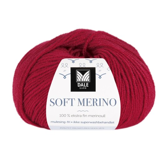 Dale Garn Dale Soft Merino 3021 Rød