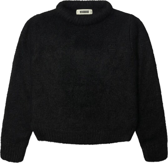 Woodbird Wbhua Fluffy Crew Black L