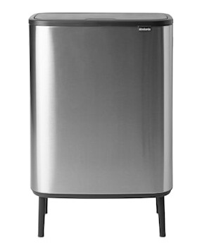 Bo Touch Søppelbøtte Sølv 60 L