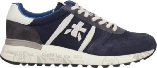 Premiata Herre Sko Blå 45 EU,