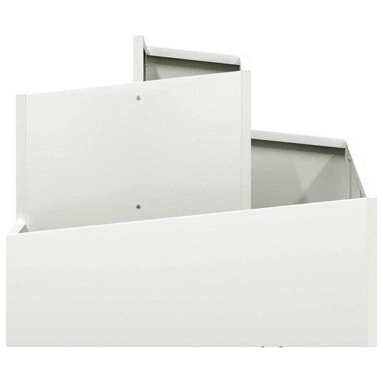 Plastplanteboks Hvit Plast Medium Dekorative innlegg Plastplanteboks Hvit Plast Medium Dekorative innlegg
