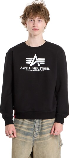 Alpha Industries Basic Sweatshirt Bl - Black - L