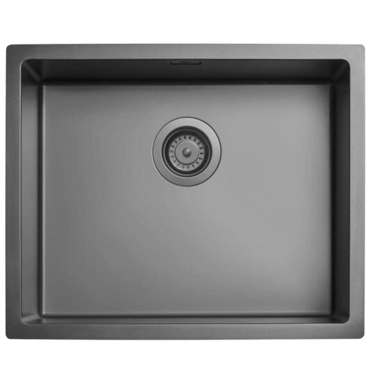 Tapwell Ta5040 PVD Kjøkkenvask B55xd45cm Svart Matt (TA-9422642)