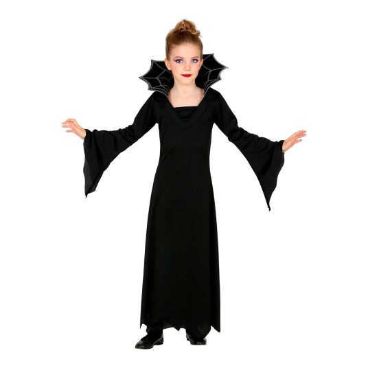 Widmann S.r.l. Svart Vampyra Barn Karnevalskostyme - Small
