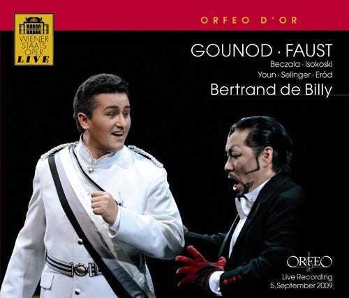 C. Gounod Adrian Eröd Hans Peter Kammerer Kwangchul Youn Michaela Selinger Piotr Beczala Soile Isokoski Vienna State Opera Chorus Zoryana Kushpler Faust CD