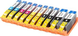 G&G Canon PGI 580/CLI 581 kompatible blekkpatroner 10 pk GG 16140
