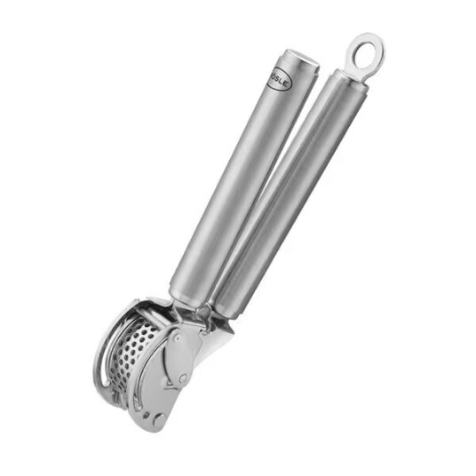 Vitlökspress stål 20 cm