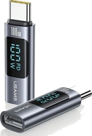 Usams Sj682tc01 Usb-C Til Usb-C-Adapter Grå