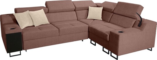 4 seters Sovesofa Høyre Rosa 4 seters Sovesofa Høyre Rosa