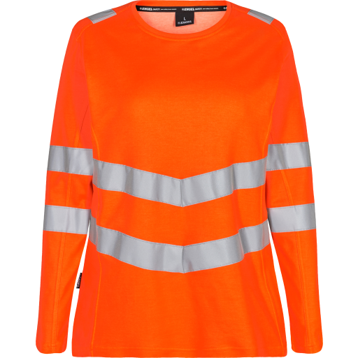 Engel Safey dame langermet T-skjorte Hivis Oransje SEW-9543-182-10 XS