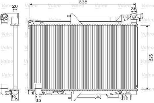Radiator VALEO 733146