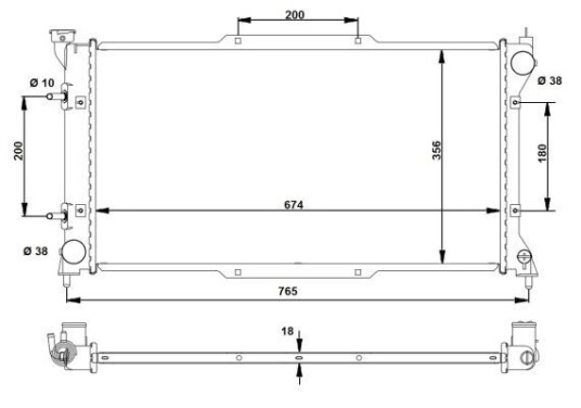 Radiator NRF 53783