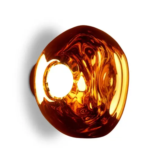 Tom Dixon Melt Surface Mini LED vegglampe Ø 30 cm kobber