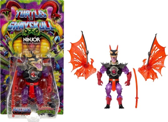 Masters of the Universe Origins Turtles of Grayskull Actionfigur 14 cm Mutated Ninjor
