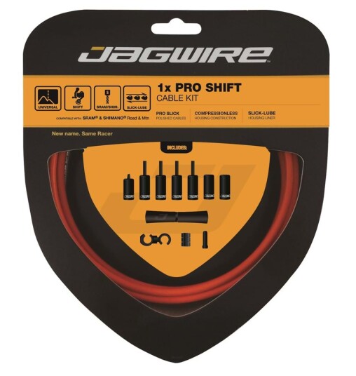 Jagwire Pro Kabelsett 1 x Girkabel Oransj Jagwire Pro Kabelsett 1 x Girkabel Oransj