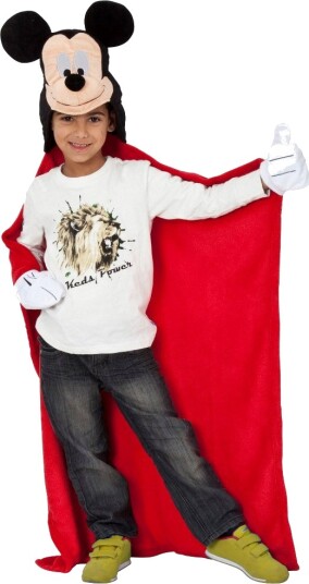 Mickey Mouse Luksus Poncho Med Hætte Mickey Mouse Luksus Poncho Med Hætte