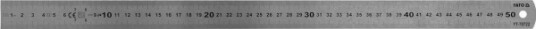Yato Steel Rule 500mm Rustfri Model YT 70722 Yato Steel Rule 500mm Rustfri Model YT 70722