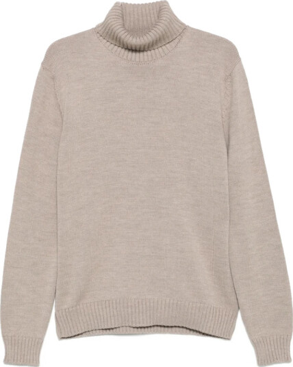 Zanone Herre Strikkevarer Beige 2XL,