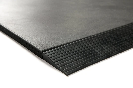 Granuflex Rampe Til Gummifliser 1000 x 100 x 20 mm Sort