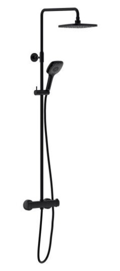 Damixa pine shower set matt black