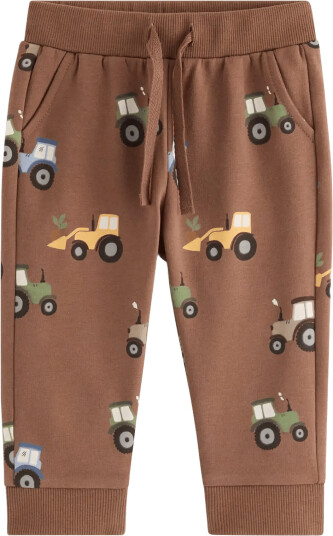 Lindex Joggers With Brushed Inside Brown 92