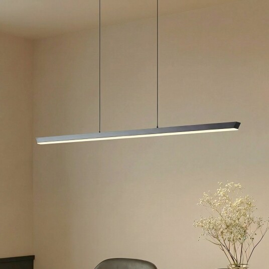 Pendellampe Lucande Solvar dimmbar Svart Stue Metall Moderne 3 3 Svart