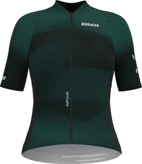 Bioracer Icon sykkeltrøye korte ermer emerald green dame