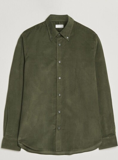 Tiger of Sweden Bjorn Corduroy Shirt City Green