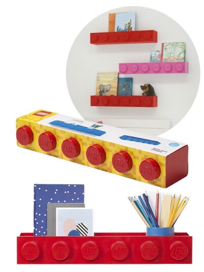 LEGO Storage bokhylle 50 cm bright red LEGO Storage bokhylle 50 cm bright red