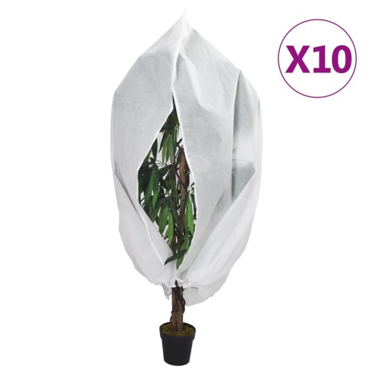Plantefleecetrekk med glidelås 10 stk 70 g/m² 2,36x2 m Plantefleecetrekk med glidelås 10 stk 70 g/m² 2,36x2 m