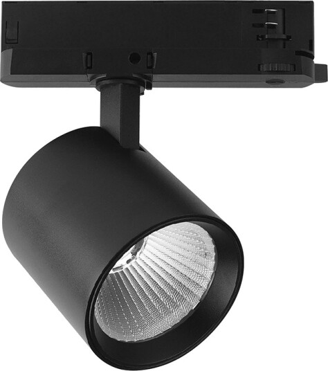 V Tac 30W 3 faset skinnespot   Sort 3000K CREE chip 6 års garanti   Kulør : Varm