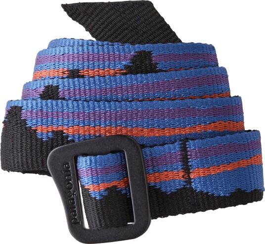 Patagonia Friction Belt Fitz Roy Belt: Black OneSize Patagonia Friction Belt Fitz Roy Belt: Black OneSize