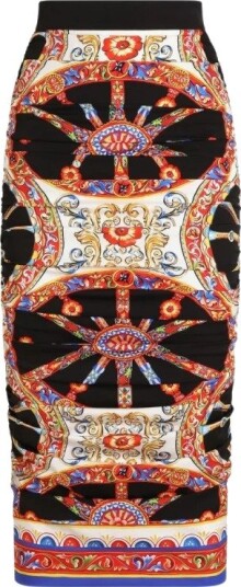 Dolce & Gabbana Dame Skjørt Flerfarget S,