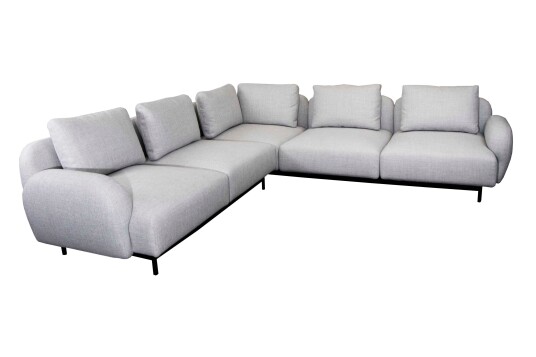 Cane line Aura hjørnesofa Light grey Grå Cane line Aura hjørnesofa Light grey Grå