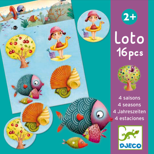 Djeco Bildelotto De 4 årstider