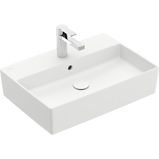 V&B Memento 2.0 Toppmontert servant 600x420 mm, 1 bl.h, m/o.l, Stone White V&B Memento 2.0 Toppmontert servant 600x420 mm, 1 bl.h, m/o.l, Stone White