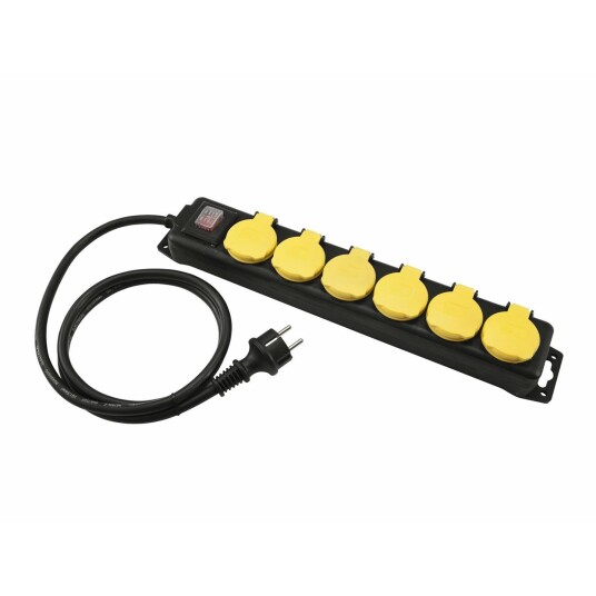 EuroLite Distributor 6-Fold Ip44 Bk 5m
