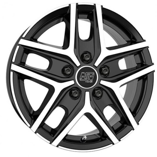 Msw 40 Van Gloss Black Polished 6.5x16 5x130 ET55 B89.1 Msw 40 Van Gloss Black Polished 6.5x16 5x130 ET55 B89.1