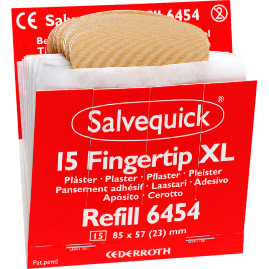 Salvequick 15 Fingerplaster Ref 6454 (Cederroth)