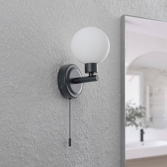 Lindby Zaniba vegglampe, svart
