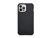 ITSKINS HYBRID BALLISTIC cover til iPhone 13 Pro Max / 12 Pro Max®. Sort